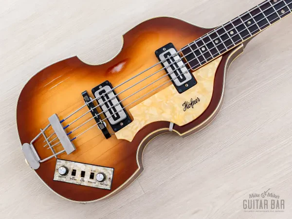 1970s Hofner 500/1 Beatle Bass Vintage Violin Bass 100% Original w/ Case