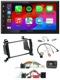 Kenwood Lenkrad USB DAB 2DIN Bluetooth Autoradio für Hyundai Santa Fe 2010-2012