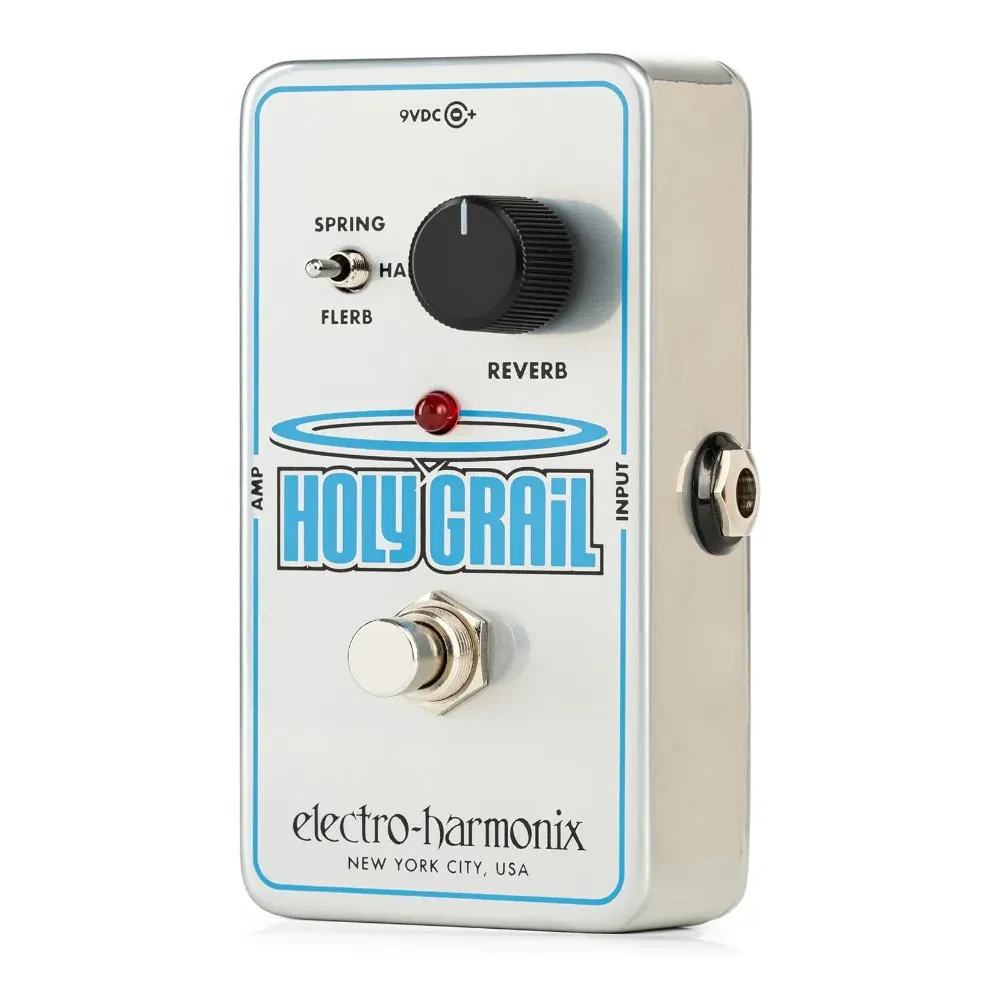 Б/У Педаль эффектов для электрогитары Electro-Harmonix HOLY-GRAIL-NANO Holy Grail Reverb с блоком питания 96DC-200BI