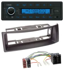 VDO AUX Bluetooth USB MP3 Autoradio für Renault Megane Scenic bis 03 schwarz