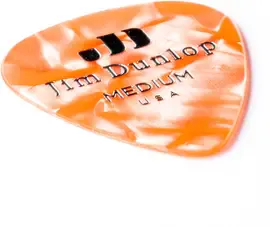 Медиаторы Dunlop Celluloid Orange Pearloid Medium 483P08MD 12Pack