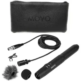 Петличный микрофон для радиосистем Movo Photo LV11C XLR Cardioid Condenser Lavalier Mic with Phantom Power Supply