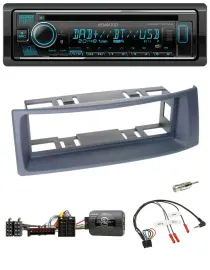 Kenwood Lenkrad Bluetooth DAB USB CD Autoradio für Renault Scenic Megane 1996-20