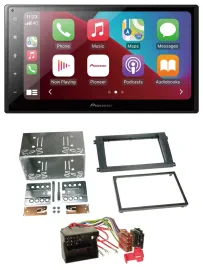 Pioneer USB MP3 DAB 2DIN Bluetooth Autoradio für Porsche Cayenne 2007-2010