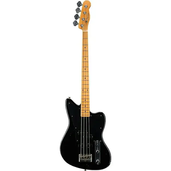 Бас-гитара Fender Custom Shop Masterbuilt Jason Smith Offset Telecaster Jazzmaster Bass Journeyman Relic Aged Black
