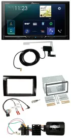 Pioneer 2DIN DAB USB Lenkrad Bluetooth Autoradio für Fiat Bravo 2007-2014