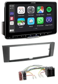 Alpine Bluetooth MP3 USB DAB Autoradio für Renault Laguna II (2005-2008)