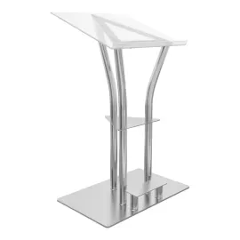 Global Truss DT-ERGO-LECTERN Aluminum Lectern w Acrylic Top fits F34 Trussing