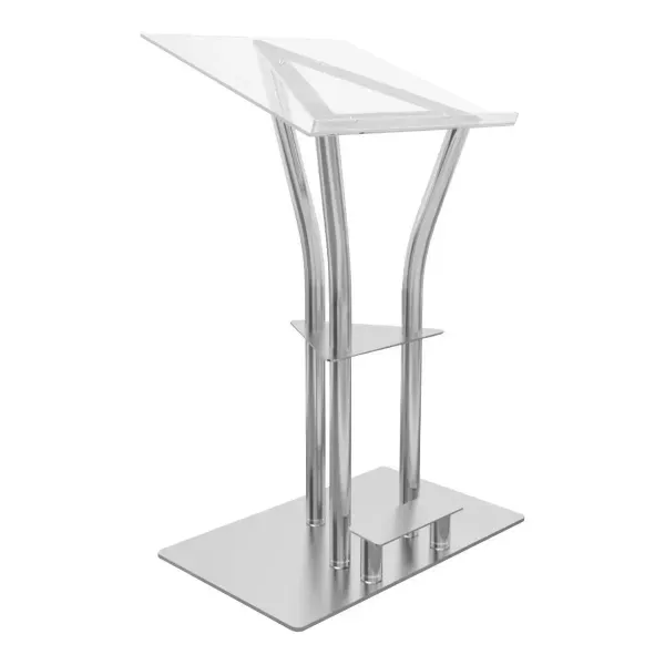 Global Truss DT-ERGO-LECTERN Aluminum Lectern w Acrylic Top fits F34 Trussing