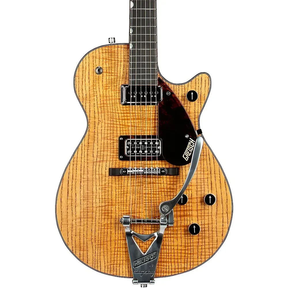 Gretsch Custom Shop USA True Timbre Jet Flamed Ash Electric Guitar Natural