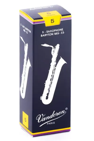Трость для саксофона баритона Vandoren SR-245 (№ 5) серия Traditional