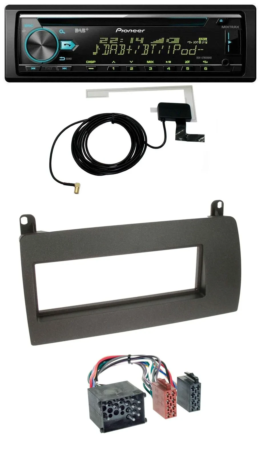 Pioneer MP3 AUX CD USB DAB Autoradio für Rover 75 (1999-2001)