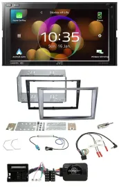 Автомагнитола JVC 2DIN DAB, Bluetooth, USB для Opel Antara / Astra H / Zafira B