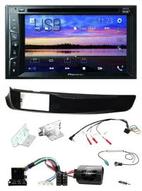 Pioneer Bluetooth 2DIN USB DVD DAB Lenkrad Autoradio für Alfa Giulietta 940 10-1