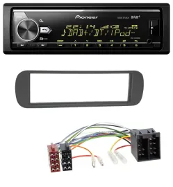 Автомагнитола для Lancia Y (1996–2004) Pioneer Bluetooth, USB, DAB, MP3, черный