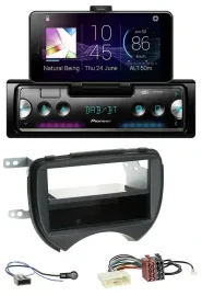 Pioneer USB MP3 Bluetooth DAB Autoradio für Nissan Micra K13 10-13 schwarz