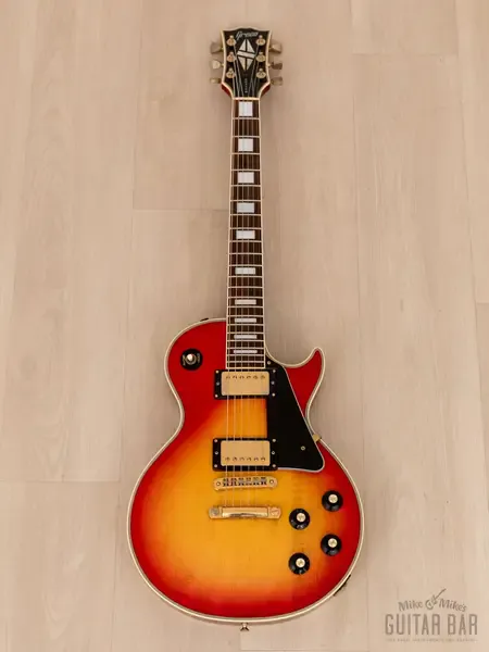 Электрогитара Greco EG600C Custom Cherry Sunburst Japan 1978 w/Maxon U-1000