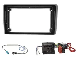 Radioeinbauset für 9 Zoll Autoradio für Audi TT 2006-2014 MOST schwarz