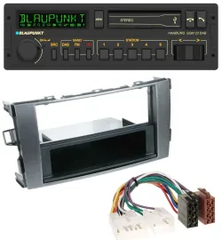 Blaupunkt USB DAB Bluetooth MP3 Autoradio für Toyota Auris 07-12 anthrazit-grau