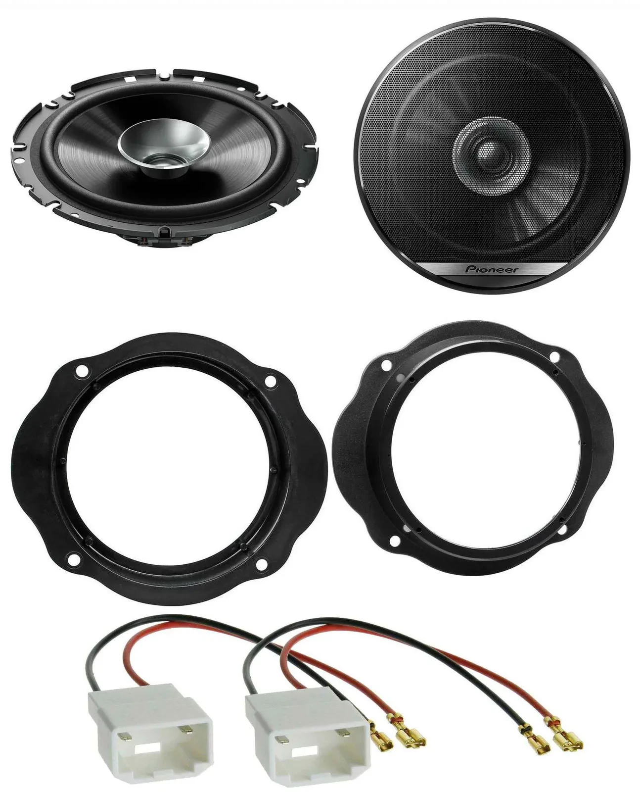Pioneer 16,5cm 280Watt Lautsprecher für Ford C-Max Fiesta Fronttür Auto Boxen