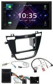 JVC DAB 2DIN Lenkrad Bluetooth USB Autoradio für Opel Insignia ab 08 schwarz