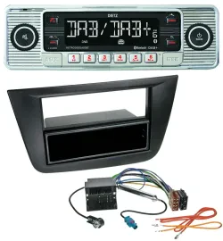 Dietz Bluetooth MP3 DAB USB Autoradio für Seat Toledo Altea ab 05 schwarz