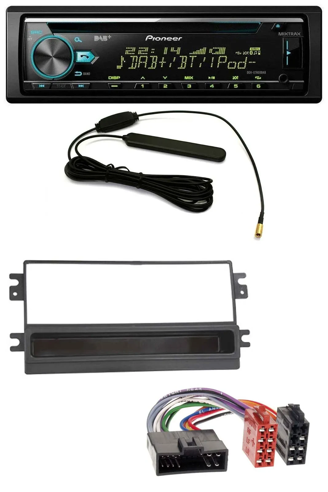 Pioneer CD MP3 AUX DAB USB Autoradio für Kia Clarus Carens FL Carnival Sportage