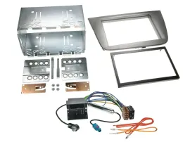 Einbauset Doppel DIN Autoradio für Seat Altea Altea XL Toledo anthrazit