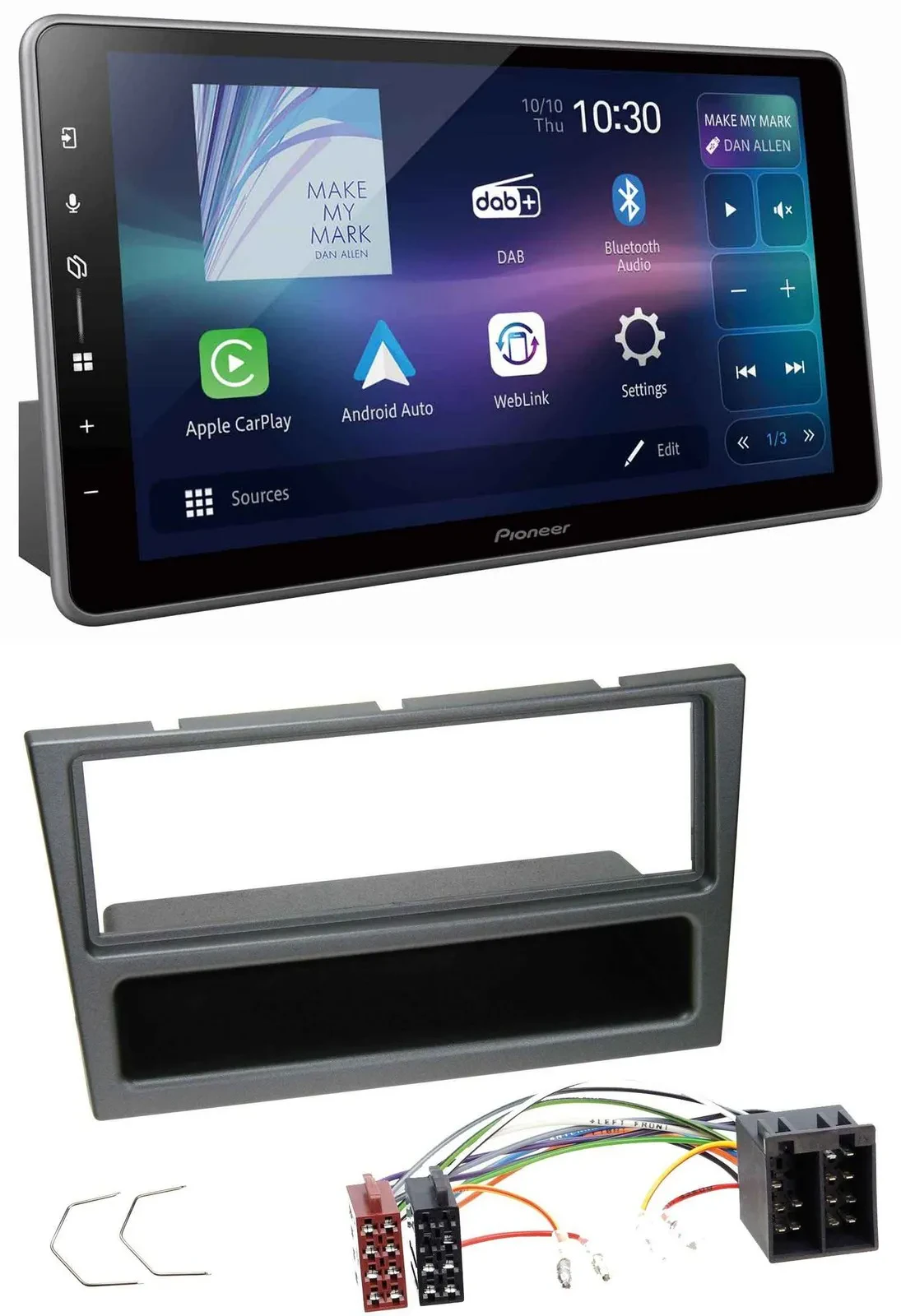 Pioneer Bluetooth USB DAB MP3 Autoradio für Opel Corsa C Meriva Signum Vectra C