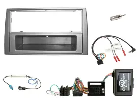Radioset Lenkradadapter DIN Autoradio für Peugeot 308 07-09 PDC silber