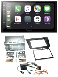 Pioneer MP3 Bluetooth DAB 2DIN USB Autoradio für Seat Altea Toledo Altea XL schw