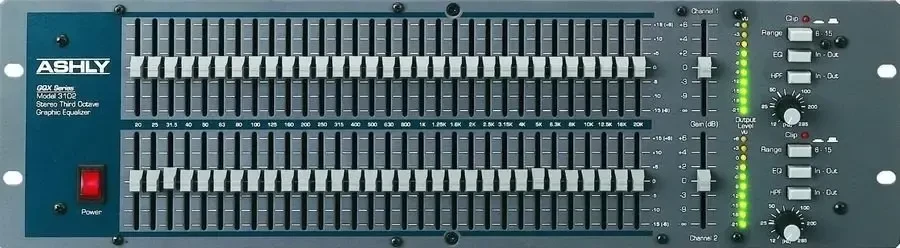 Студийный графический эквалайзер ASHLY GQX-3102S