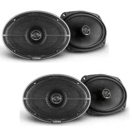 (2-Pairs) DS18 ZXI-694 480W RMS 6x9” 2-Way Coaxial Speakers