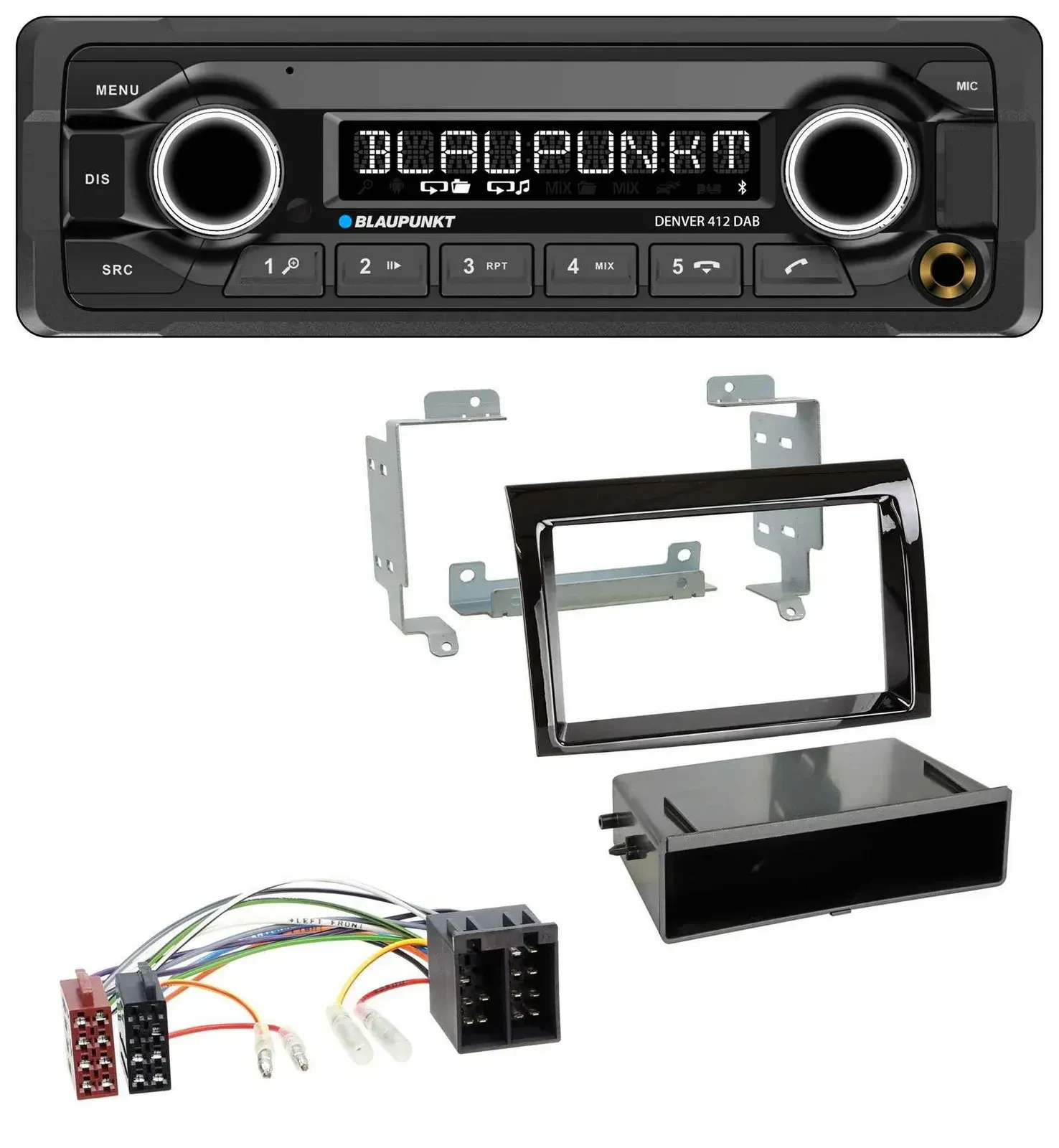 Автомагнитола Blaupunkt Bluetooth, DAB, MP3, USB для Fiat Ducato/Citroen Jumper (2006–2011)