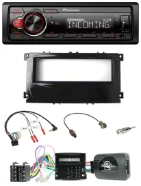 Pioneer Bluetooth USB DAB Lenkrad Autoradio für Ford Mondeo S-Max Can-Bus 07-14