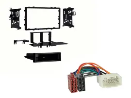 Radioeinbauset DIN Autoradio für Honda Accord 1998-2003 schwarz