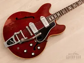 Гитара 1966 Gibson ES-330 TDC Vintage Hollowbody Guitar Cherry w/ Lollar P-90s, Case