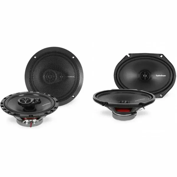 Rockford Fosgate R168X2 110W 6x8" Car Speakers & R165X3 6.5" Speaker Package