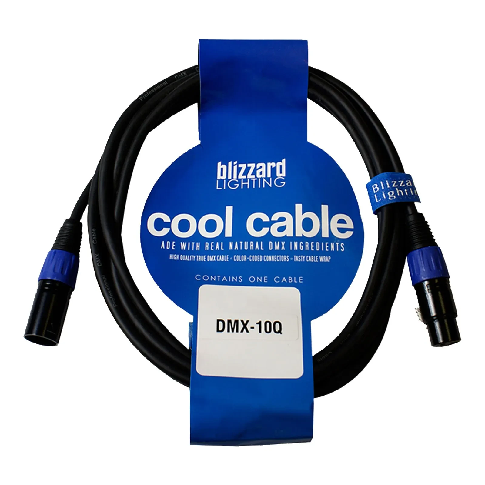 DMX-кабель Blizzard DMX-5PIN-10Q Black 3 м