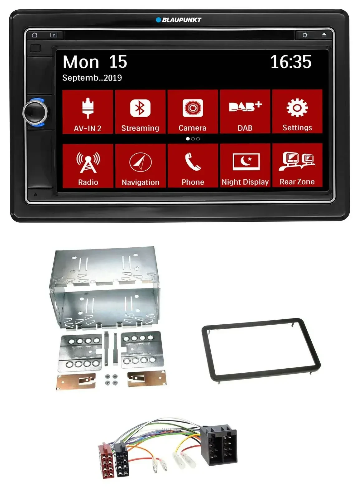 Blaupunkt Bluetooth DAB 2DIN USB DVD MP3 Autoradio für Alfa Romeo 159 Brera Spid