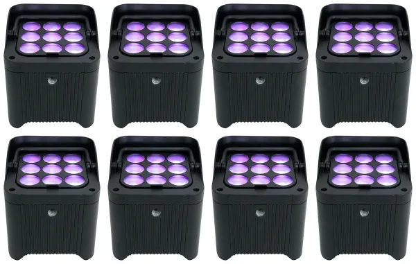 Светодиодный прибор Chauvet DJ Freedom Par H9 IP RGBAW+UV (8 штук)