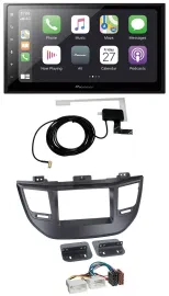 Pioneer USB MP3 2DIN Bluetooth DAB Autoradio für Hyundai Tucson ab 15 schwarz
