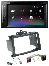 Pioneer Bluetooth MP3 USB 2DIN DAB DVD Autoradio für Hyundai i20 09-12 schwarz
