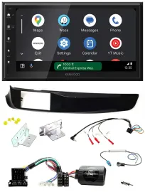 Kenwood DAB Bluetooth USB Lenkrad 2DIN Autoradio für Alfa Giulietta 940 10-14 sc