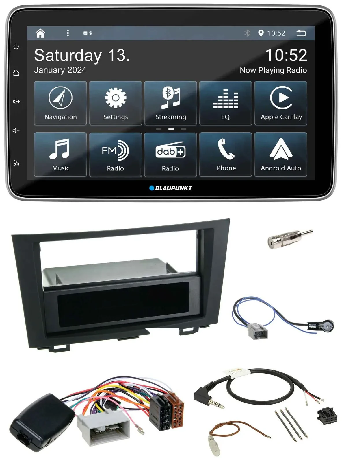 Автомагнитола для Honda CR‑V (2006–2012) Blaupunkt USB DAB SD Bluetooth с поддержкой кнопок на руле