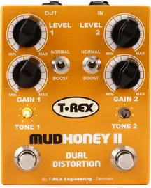 Педаль эффектов для электрогитары T-Rex Mudhoney II Twin Distortion