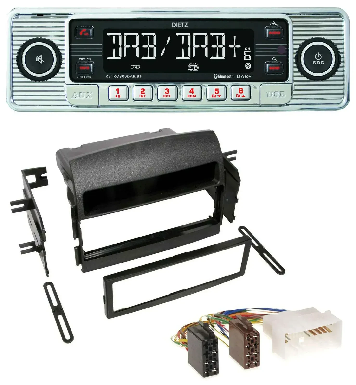 Dietz Bluetooth MP3 DAB USB Autoradio für Hyundai Sonata (NF, 2005-2008)