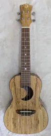 Luna Guitars Luna UKE EX SM Crescent Spalted Maple Concert Size Natural Satin Ukulele