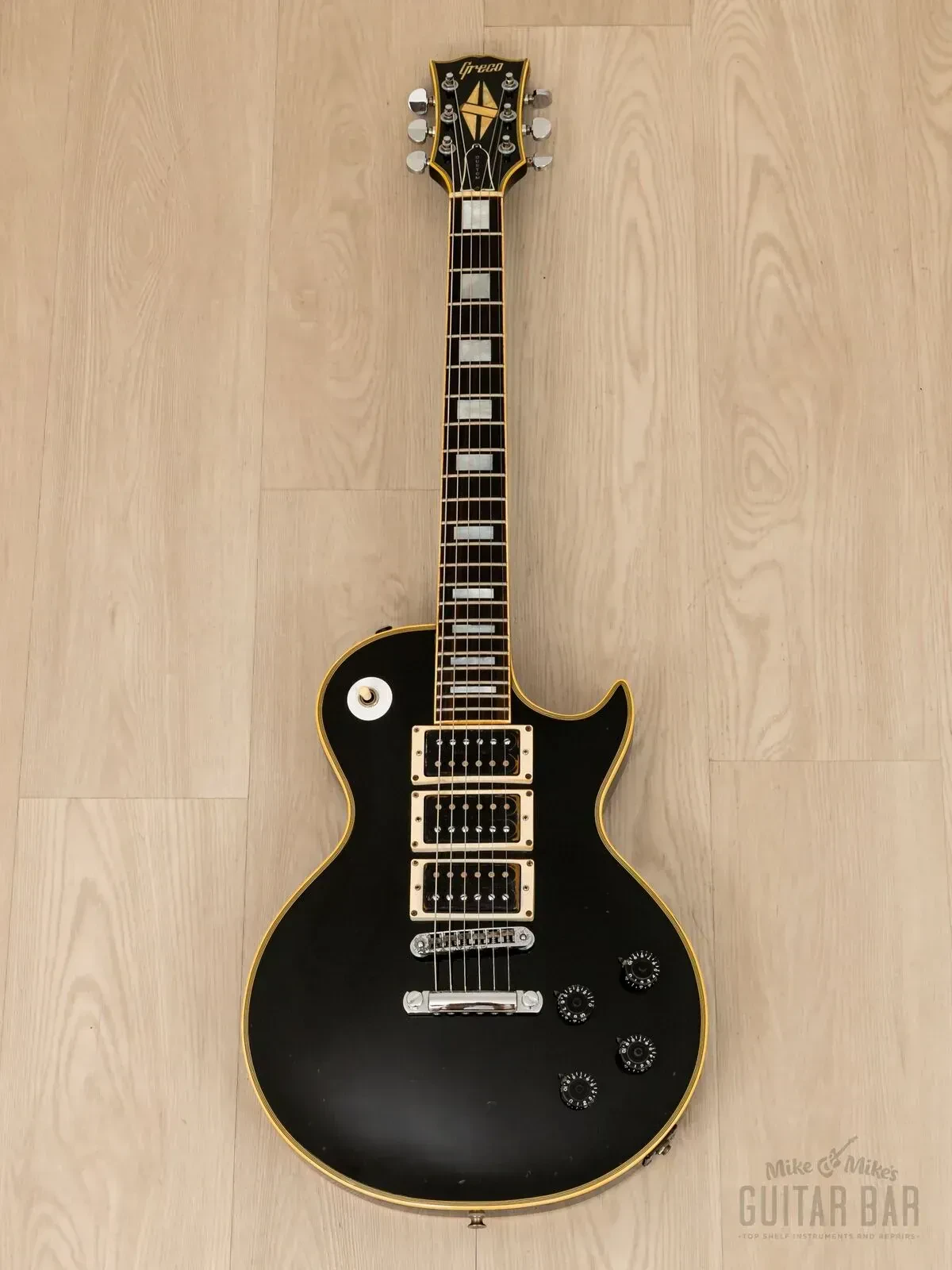 Электрогитара Greco EG800PB Custom HHH Black w/gigbag Japan 1977