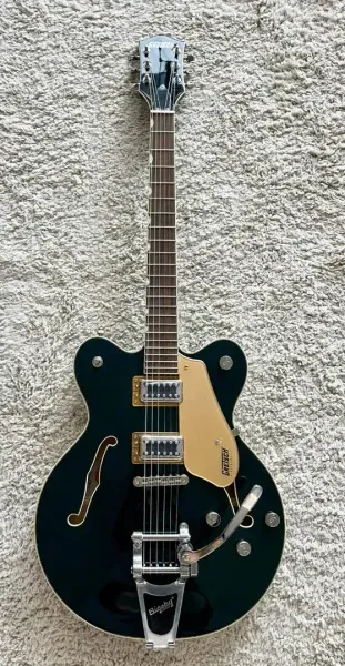 Электрогитара полуакустическая Gretsch G5622T Electromatic Center Block DC Cadillac Green